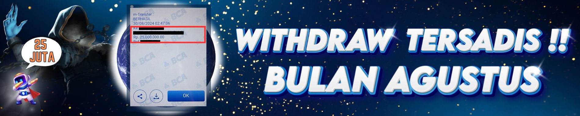 WITHDRAW TERSADIS LAST4D BULAN JANUARI